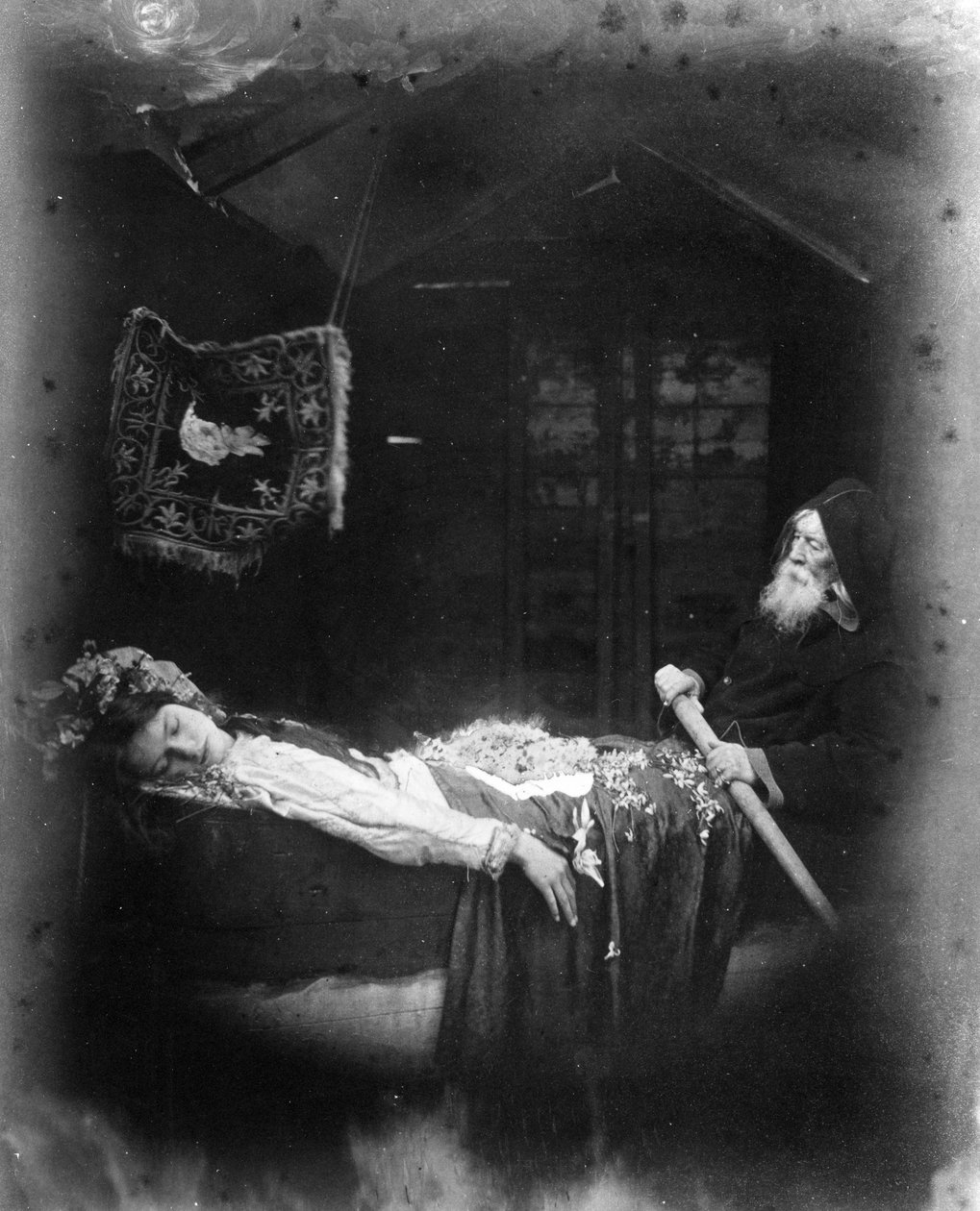 The Death of Elaine, ilustrace z 