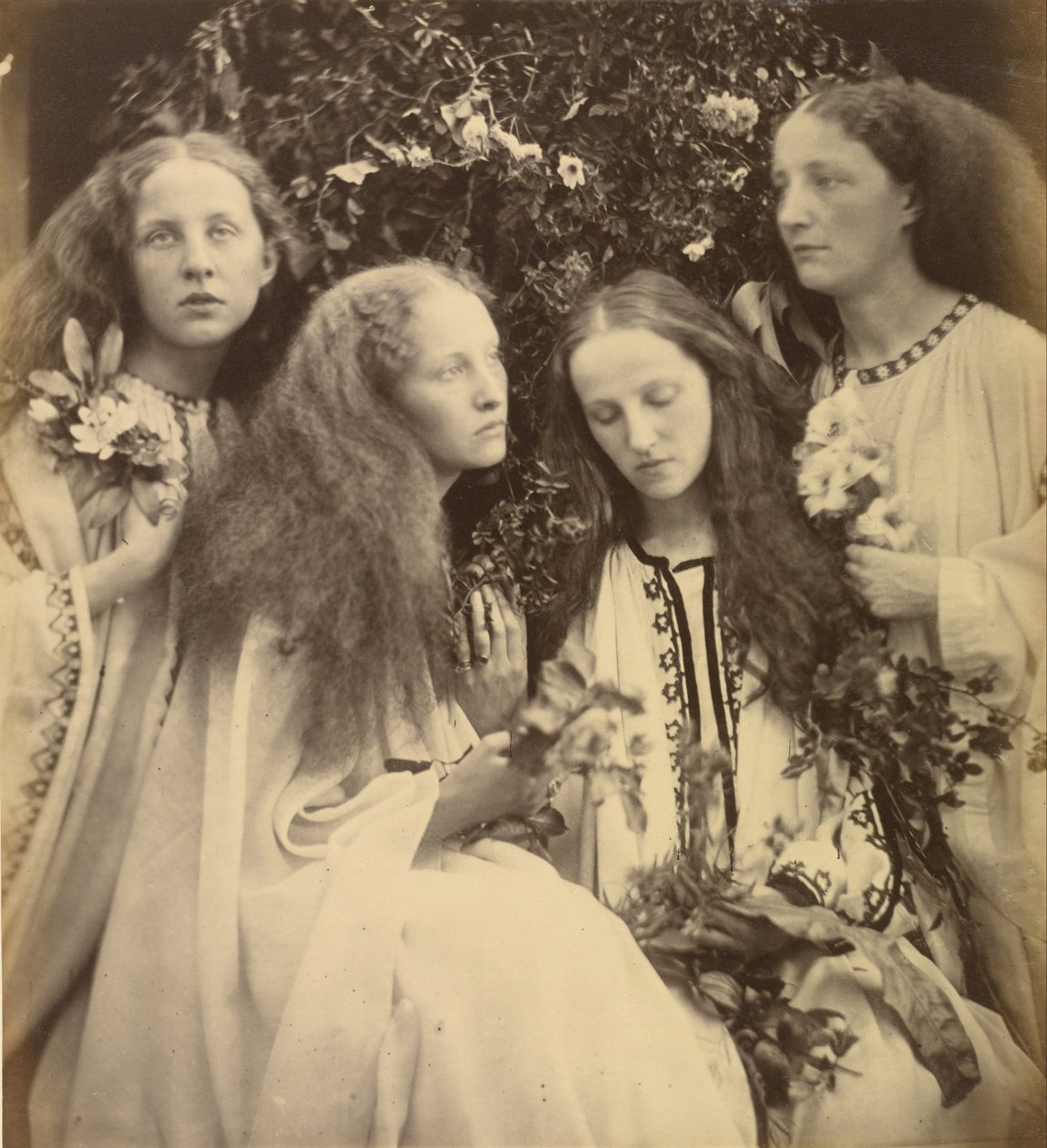 Růžová zahrada dívek od Julia Margaret Cameron