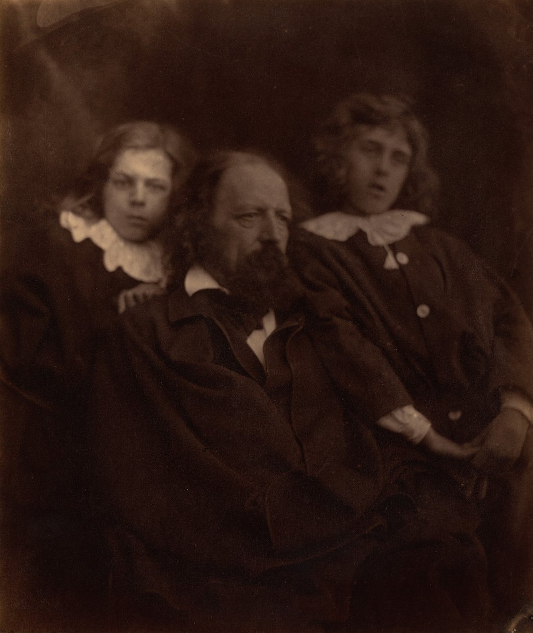 Alfred Tennyson se svými syny od Julia Margaret Cameron