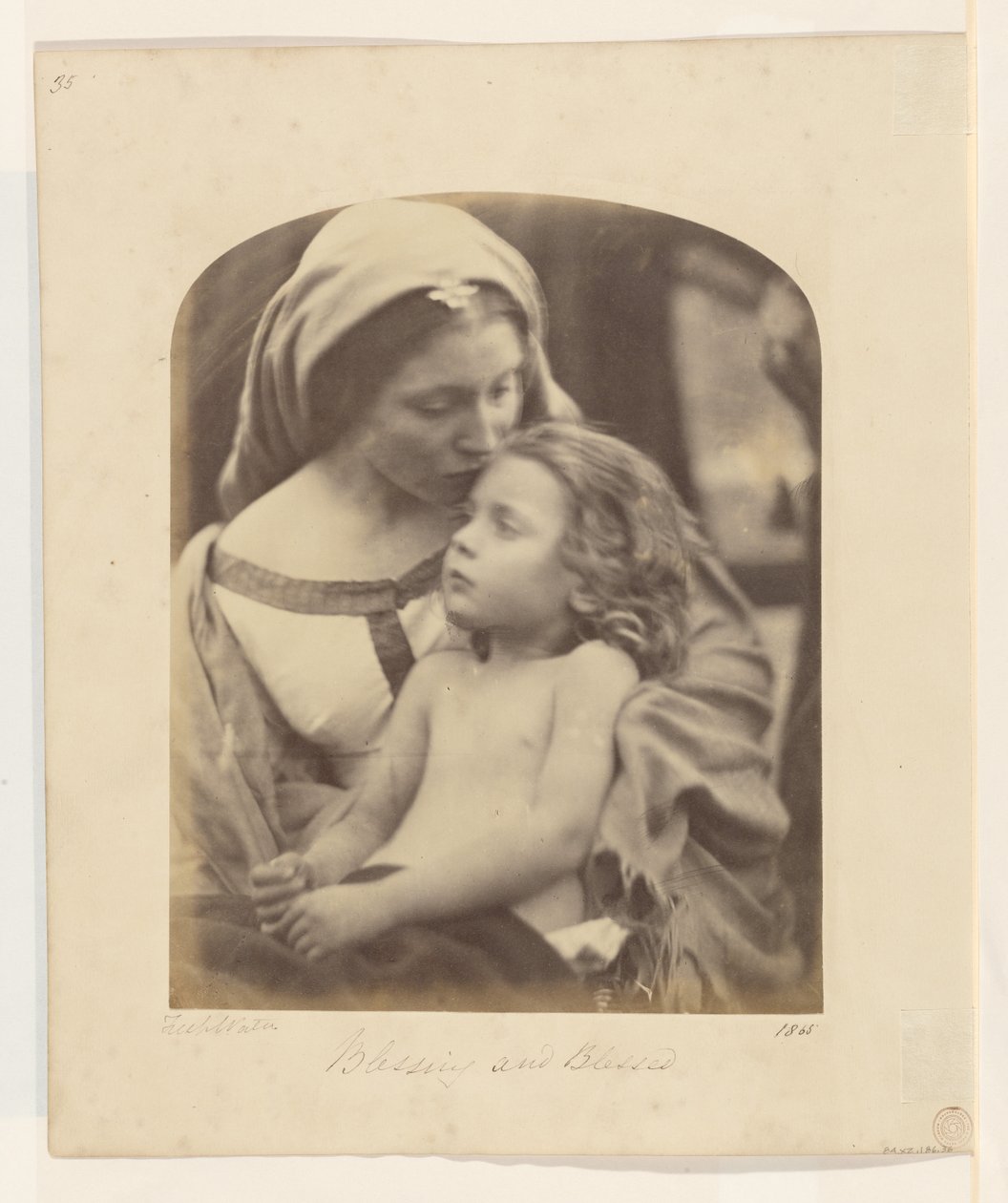 Požehnání a požehnaný od Julia Margaret Cameron