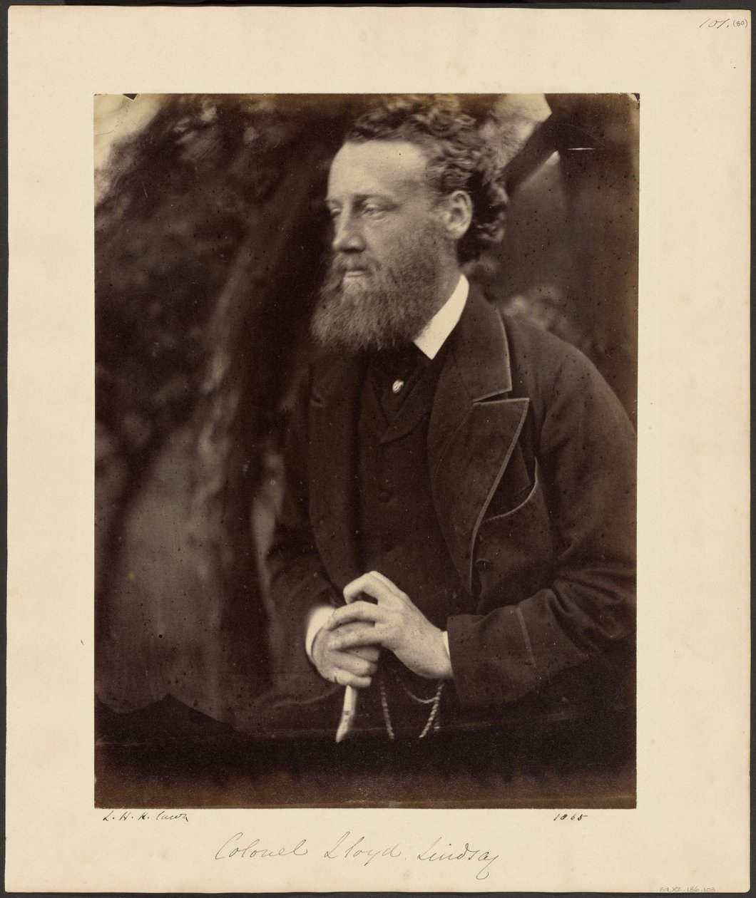 Plukovník Lloyd Lindsay od Julia Margaret Cameron