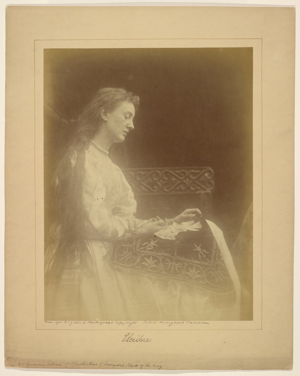 Elaine od Julia Margaret Cameron