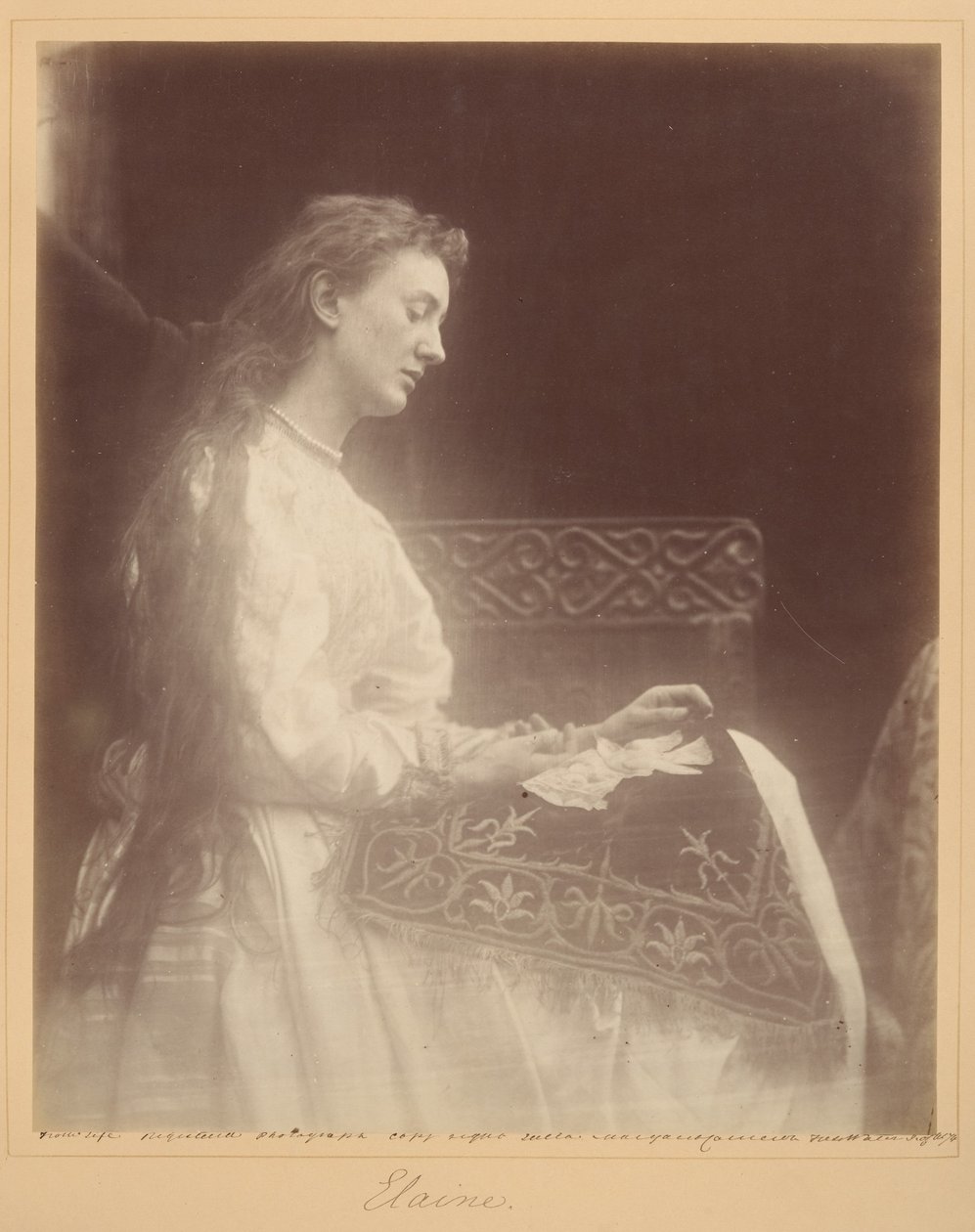 Elaine od Julia Margaret Cameron