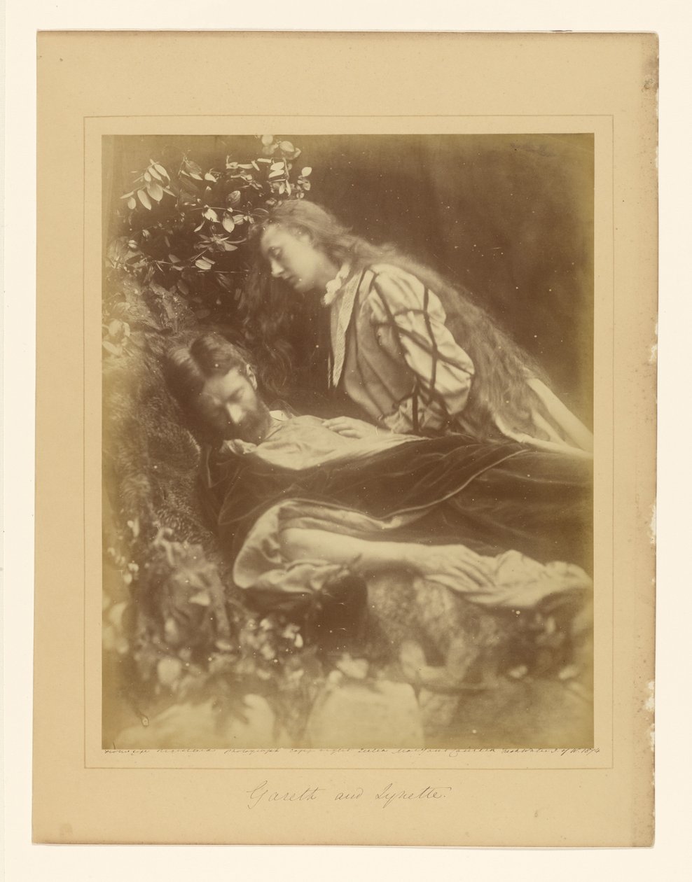 Gareth a Lynette od Julia Margaret Cameron