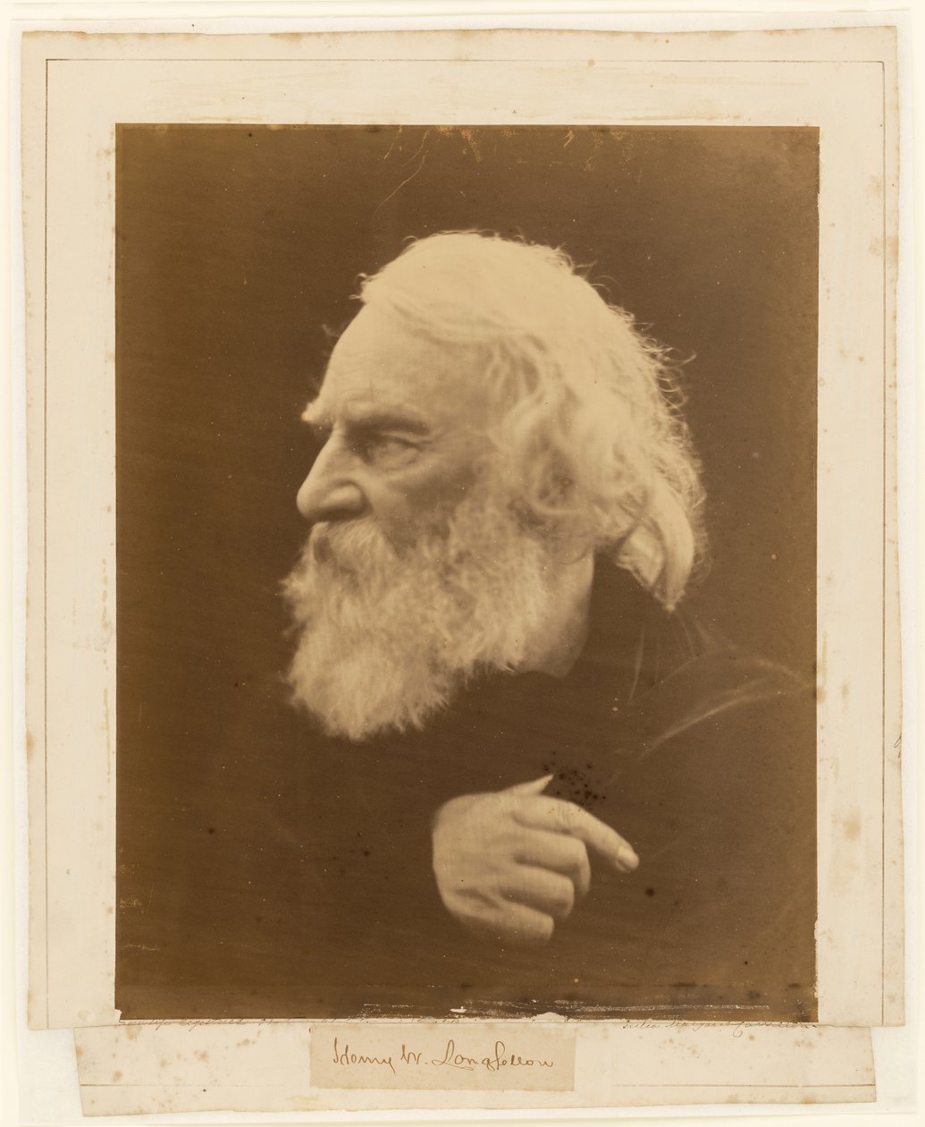 Henry Wadsworth Longfellow od Julia Margaret Cameron