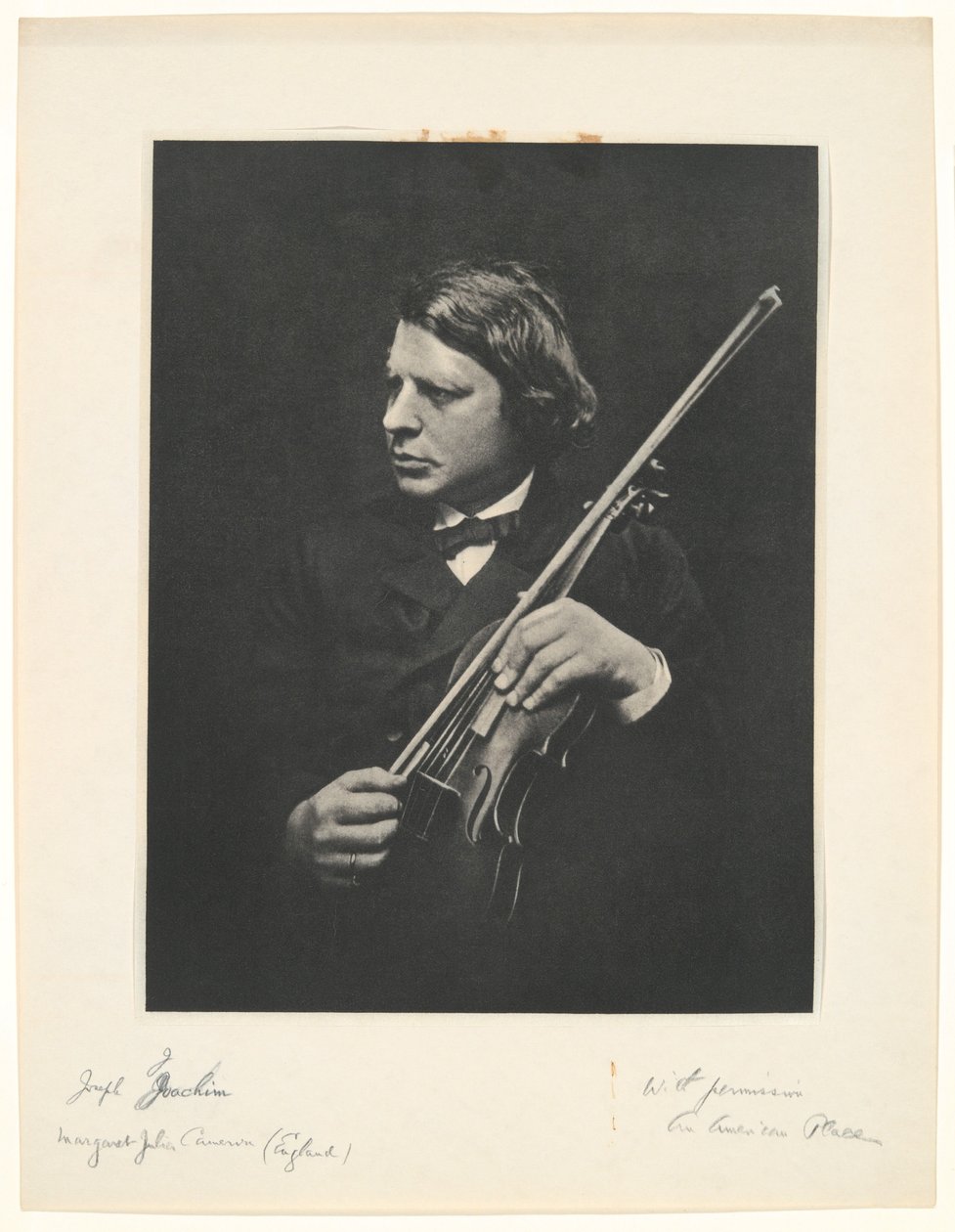 Joseph Joachim od Julia Margaret Cameron