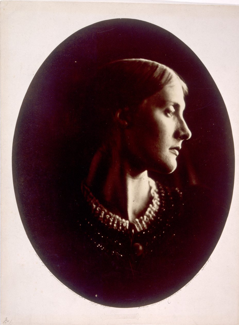 Julia Jackson z profilu od Julia Margaret Cameron