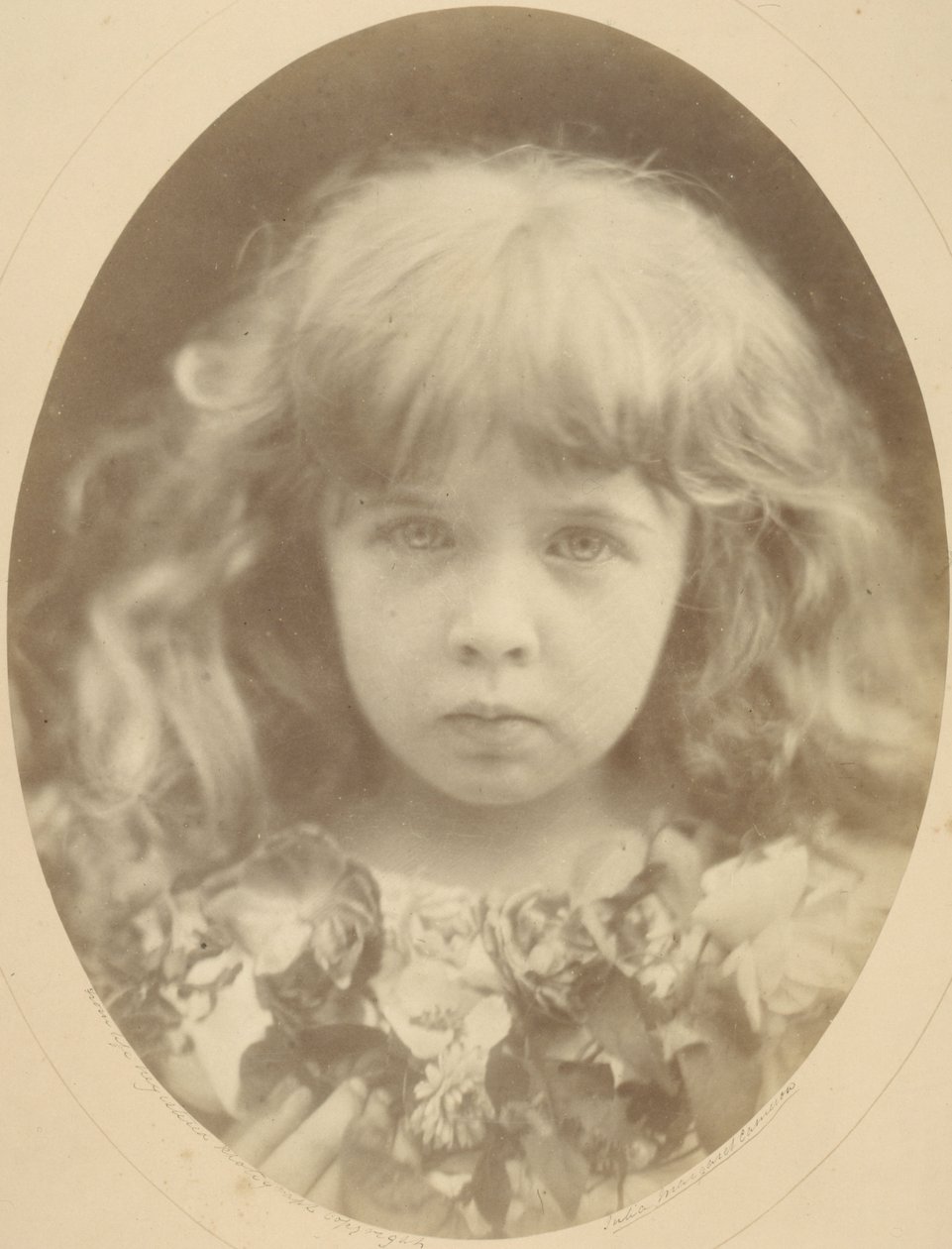 „Vánoční dítě“ (Kristovo dítě, Ježíšek), Margerie Thackeray od Julia Margaret Cameron
