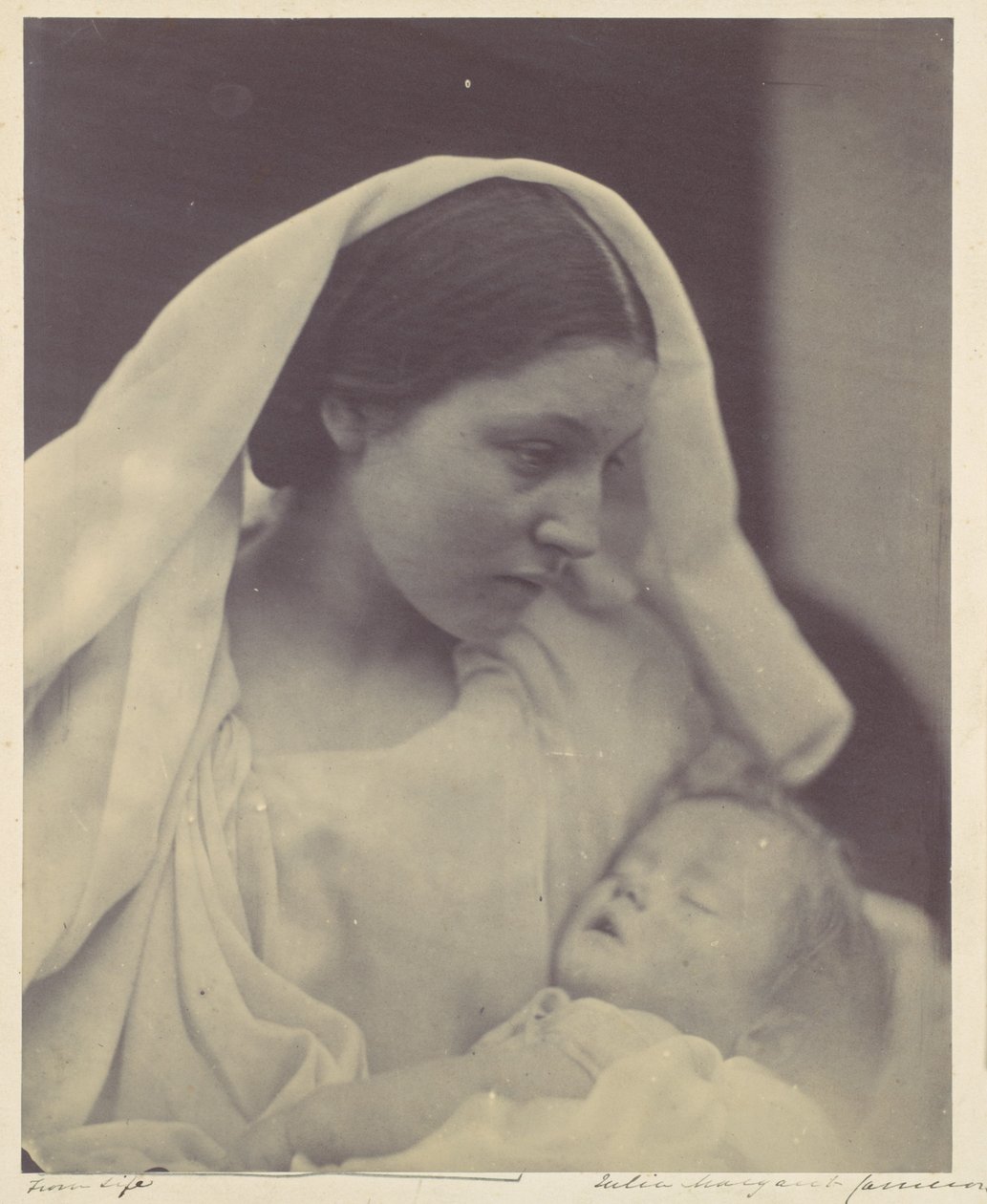 Odpočívající Panna Maria od Julia Margaret Cameron
