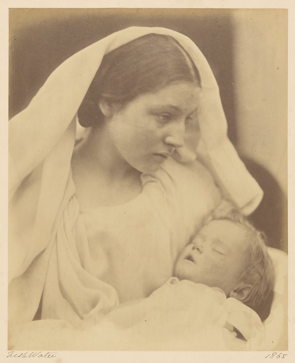 Odpočívající Panna Maria od Julia Margaret Cameron