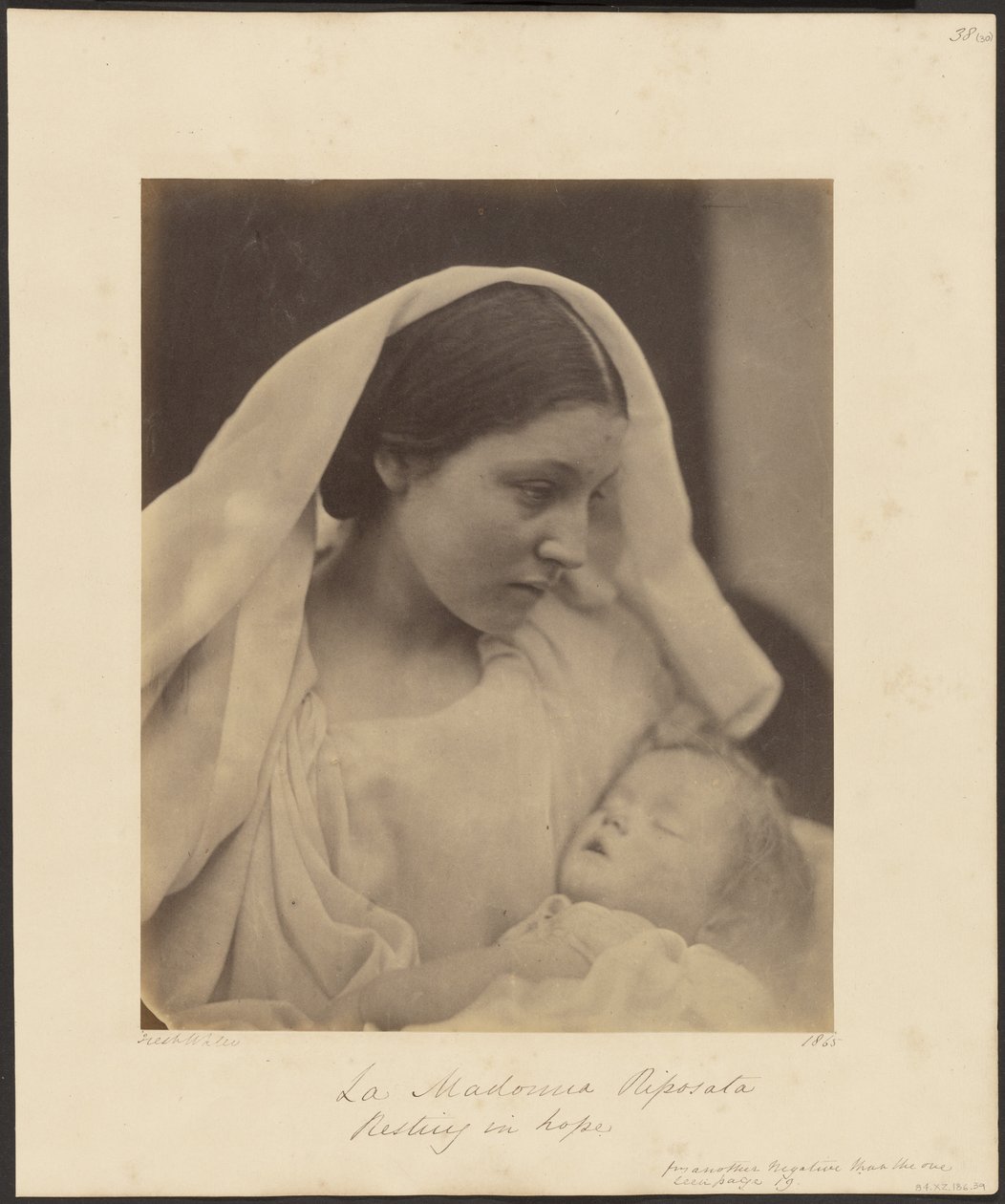 Odpočívající Madona od Julia Margaret Cameron