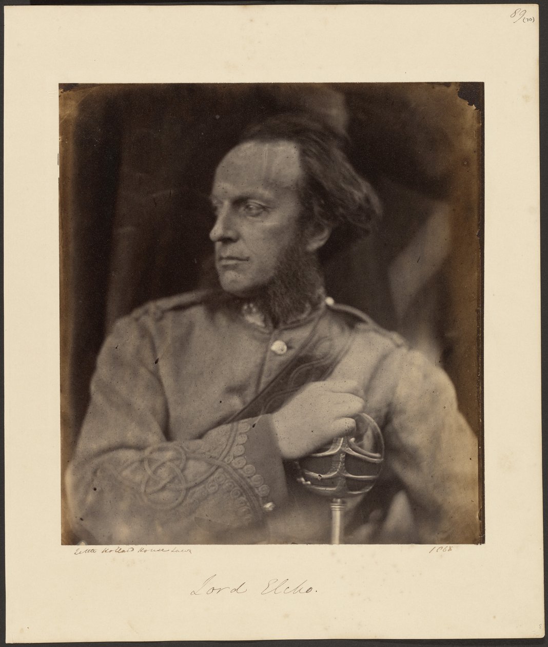 Lord Elcho od Julia Margaret Cameron