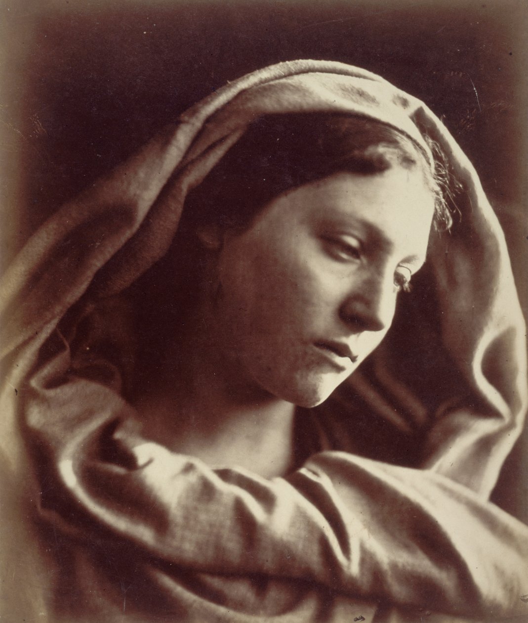 „Mary, matka“ Mary Ann Hillierová od Julia Margaret Cameron