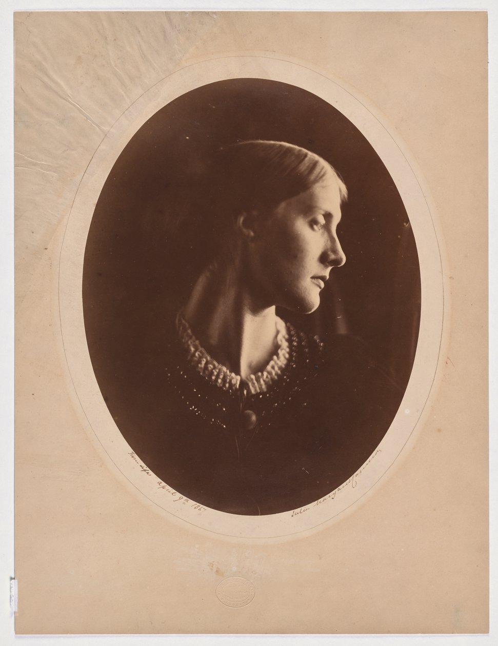 Paní Herbert Duckworthová od Julia Margaret Cameron