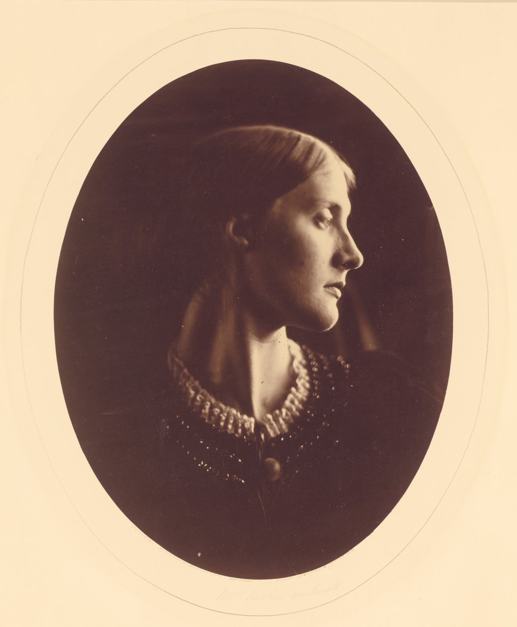 Paní Herbert Duckworth, duben 1867 (tisk alba) od Julia Margaret Cameron