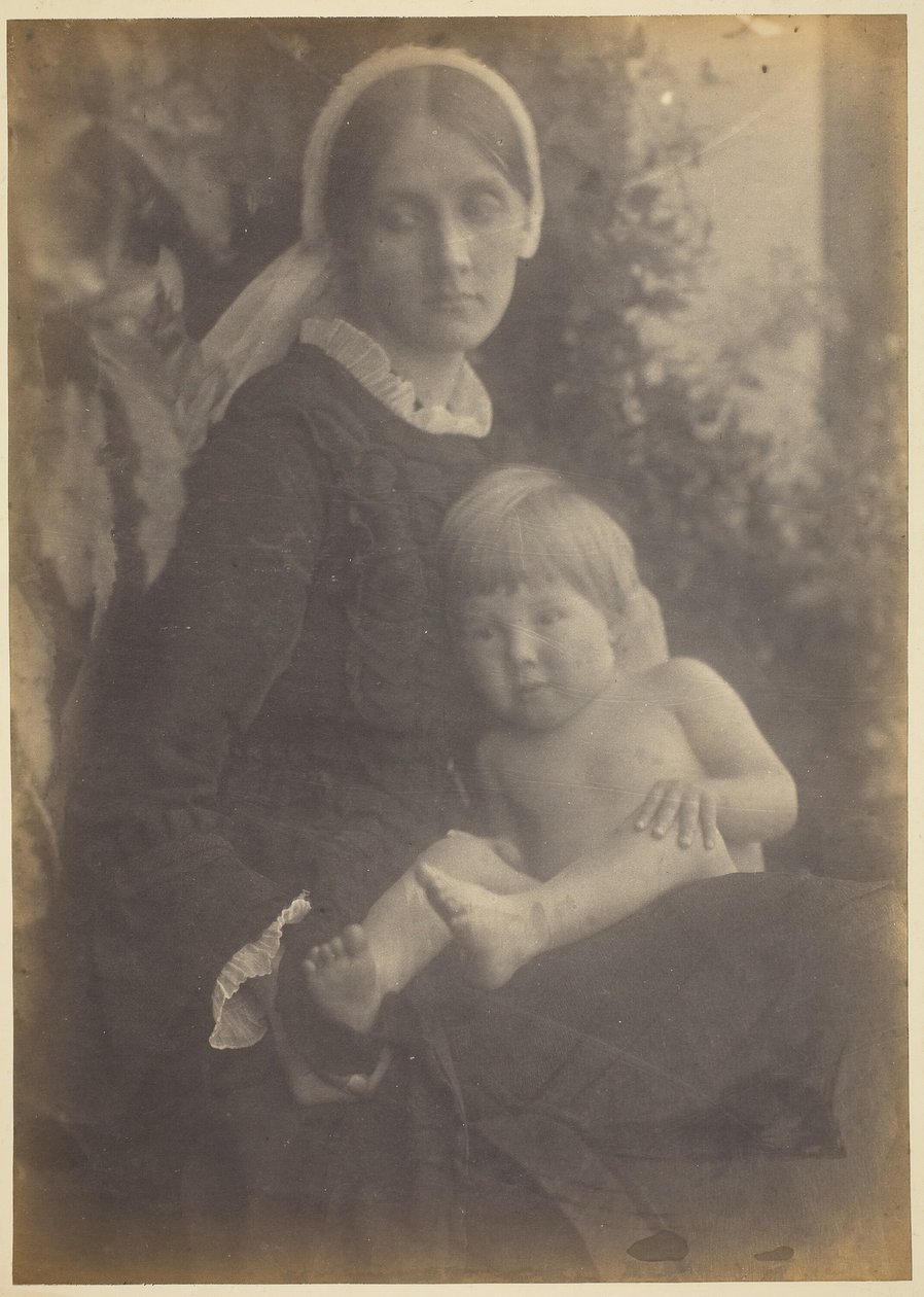 Paní Herbert Duckworth s Geraldem Duckworthem, 1872. od Julia Margaret Cameron