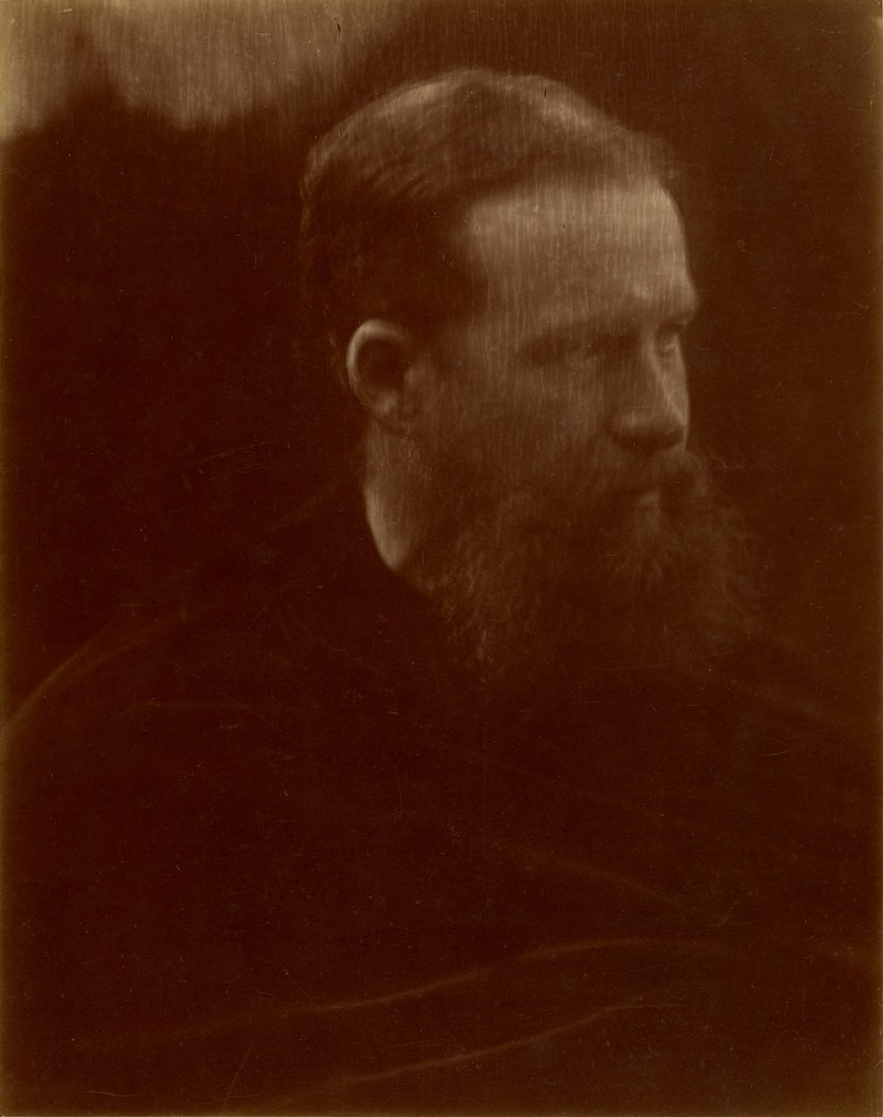 [Portrét vousatého muže] od Julia Margaret Cameron