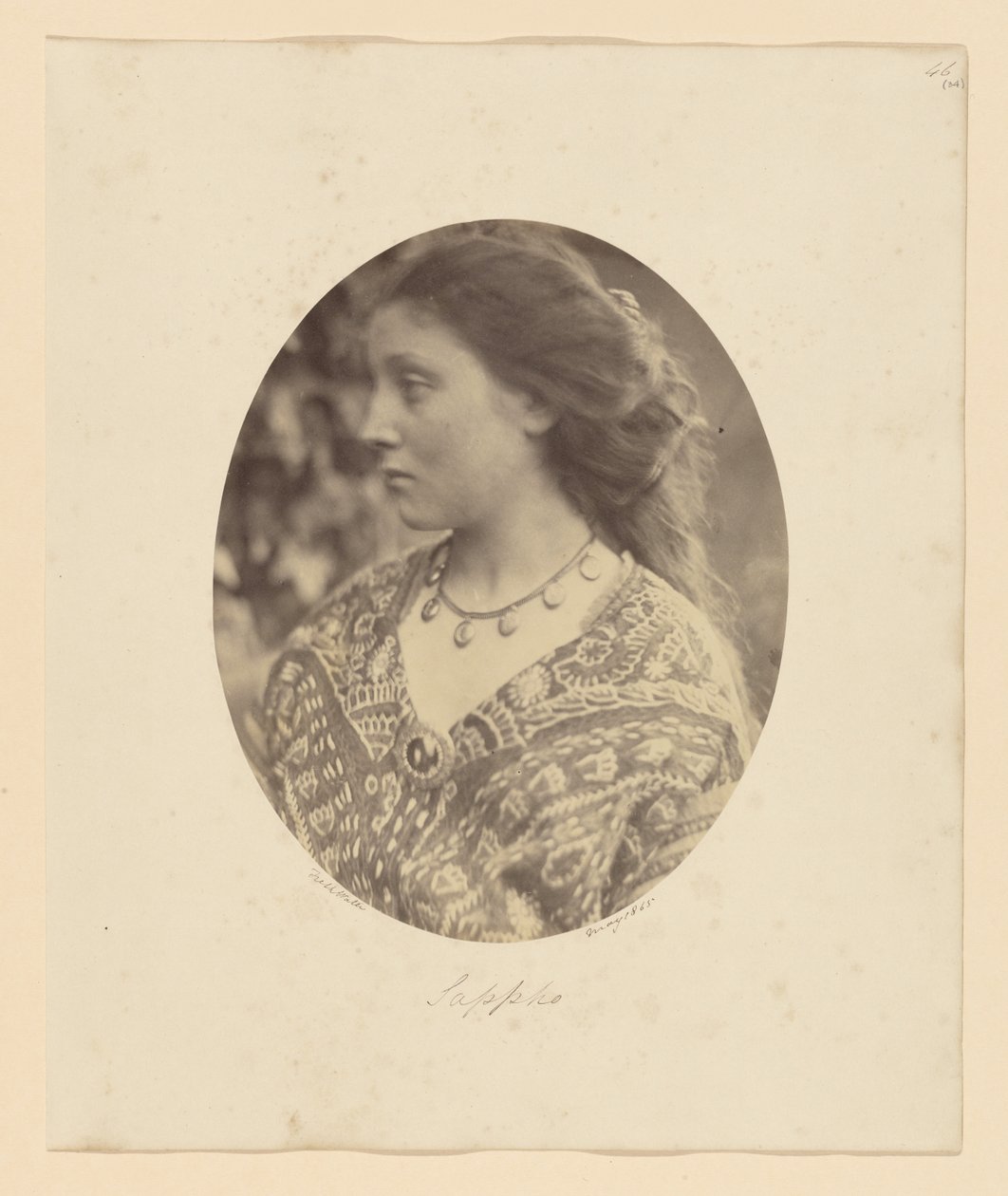Sapfó od Julia Margaret Cameron
