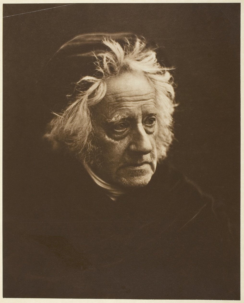 Sir John Herschel, 1867, vytištěno 1875. od Julia Margaret Cameron