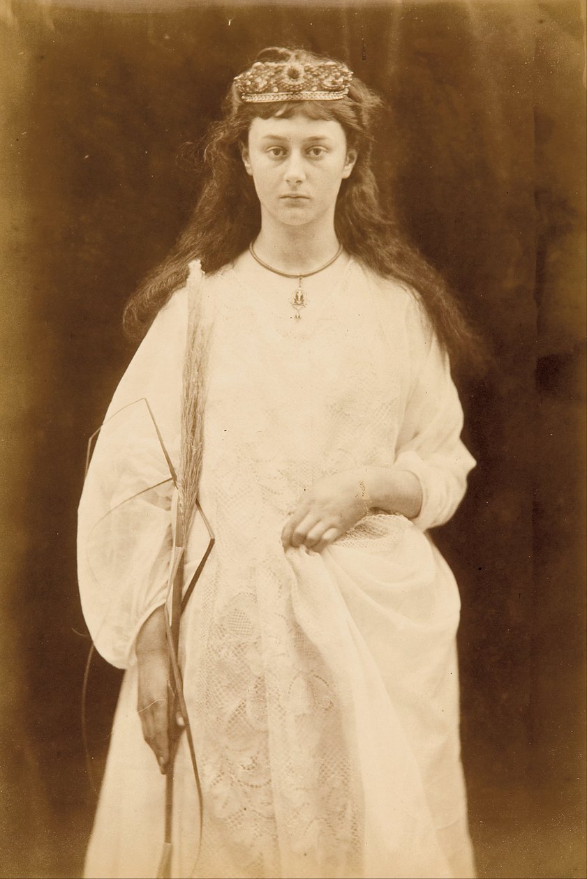 St Agnes (Alice Liddell) od Julia Margaret Cameron
