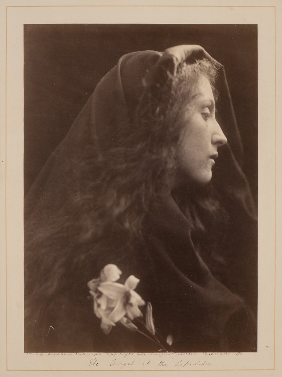 Anděl u hrobu od Julia Margaret Cameron