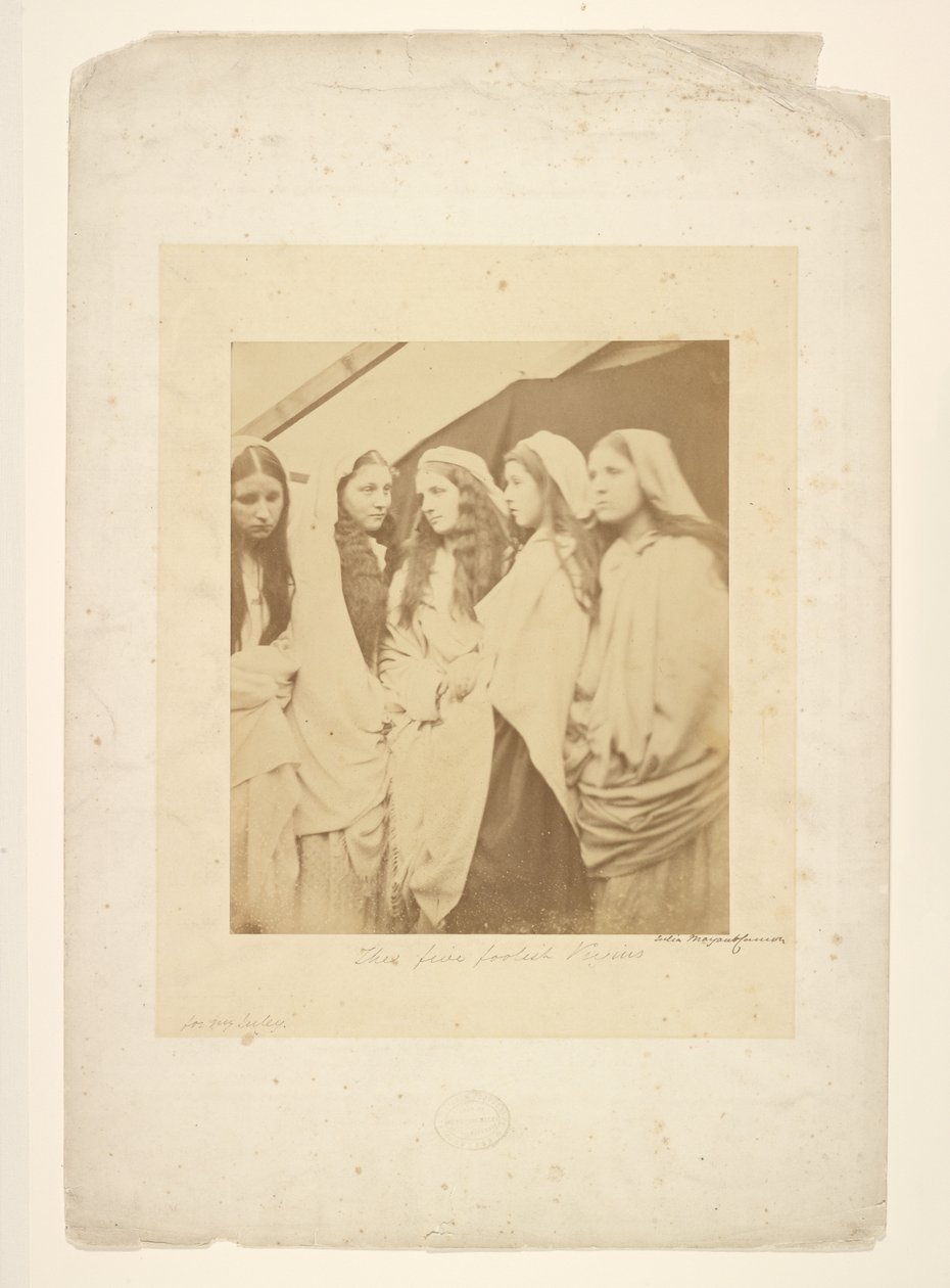 Pět pošetilých panen od Julia Margaret Cameron