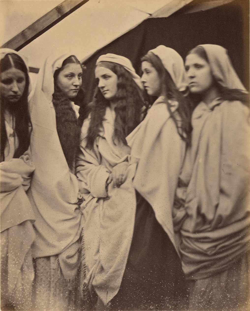 Pět pošetilých panen od Julia Margaret Cameron