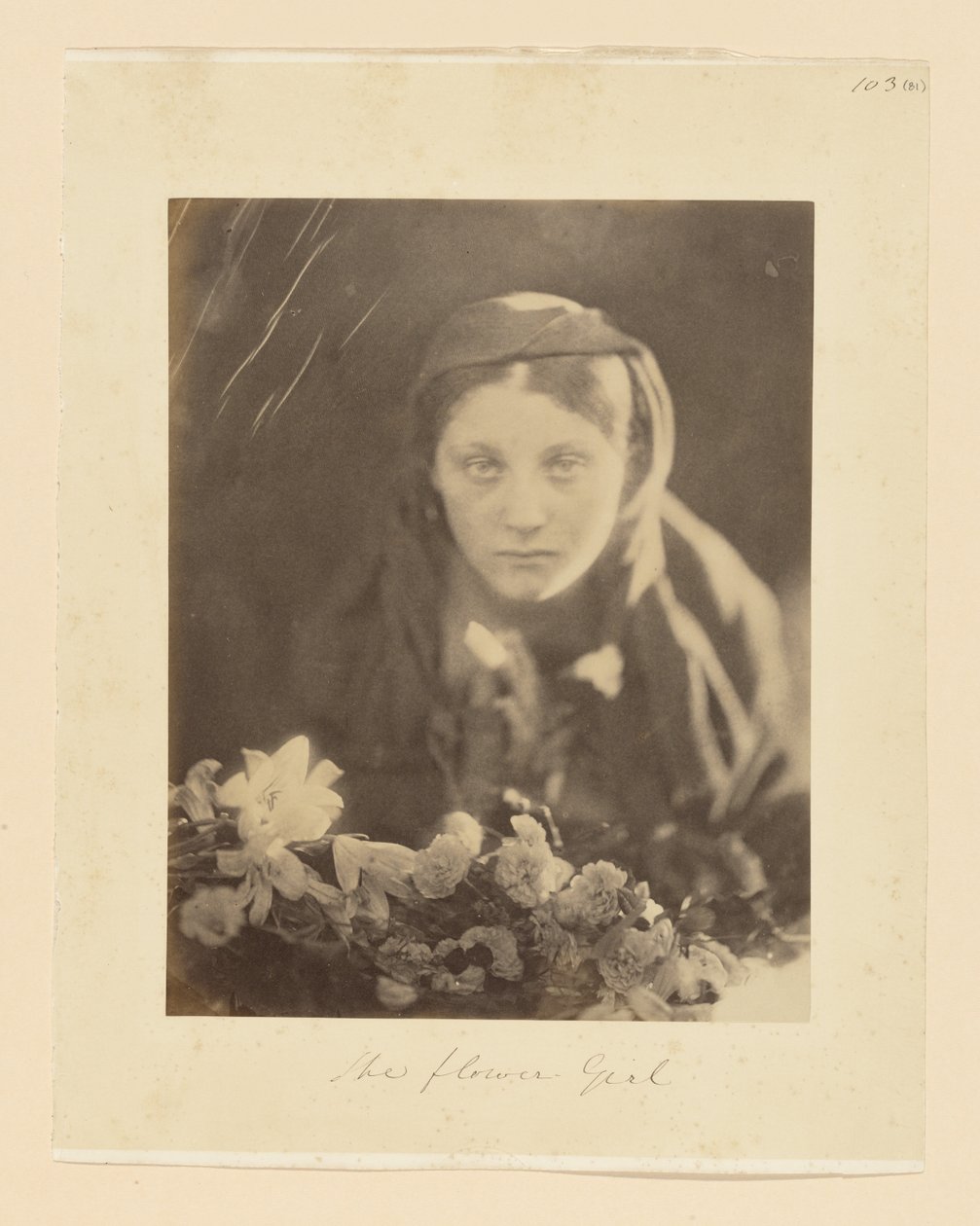 Květinová dívka od Julia Margaret Cameron