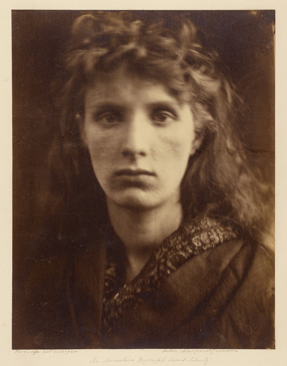 Horská nymfa Sladká svoboda od Julia Margaret Cameron