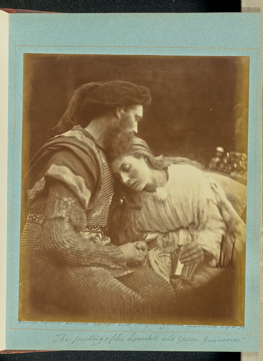 Loučení sira Lancelota a královny Ginevry od Julia Margaret Cameron