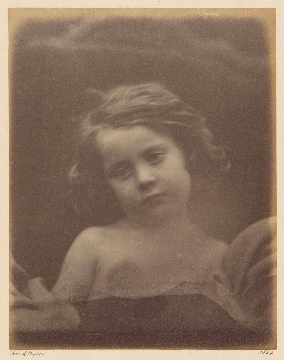Anděl zapisovatel od Julia Margaret Cameron