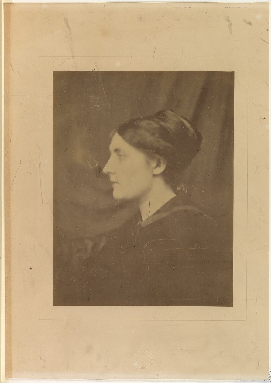 [Neidentifikovaná žena z profilu] od Julia Margaret Cameron