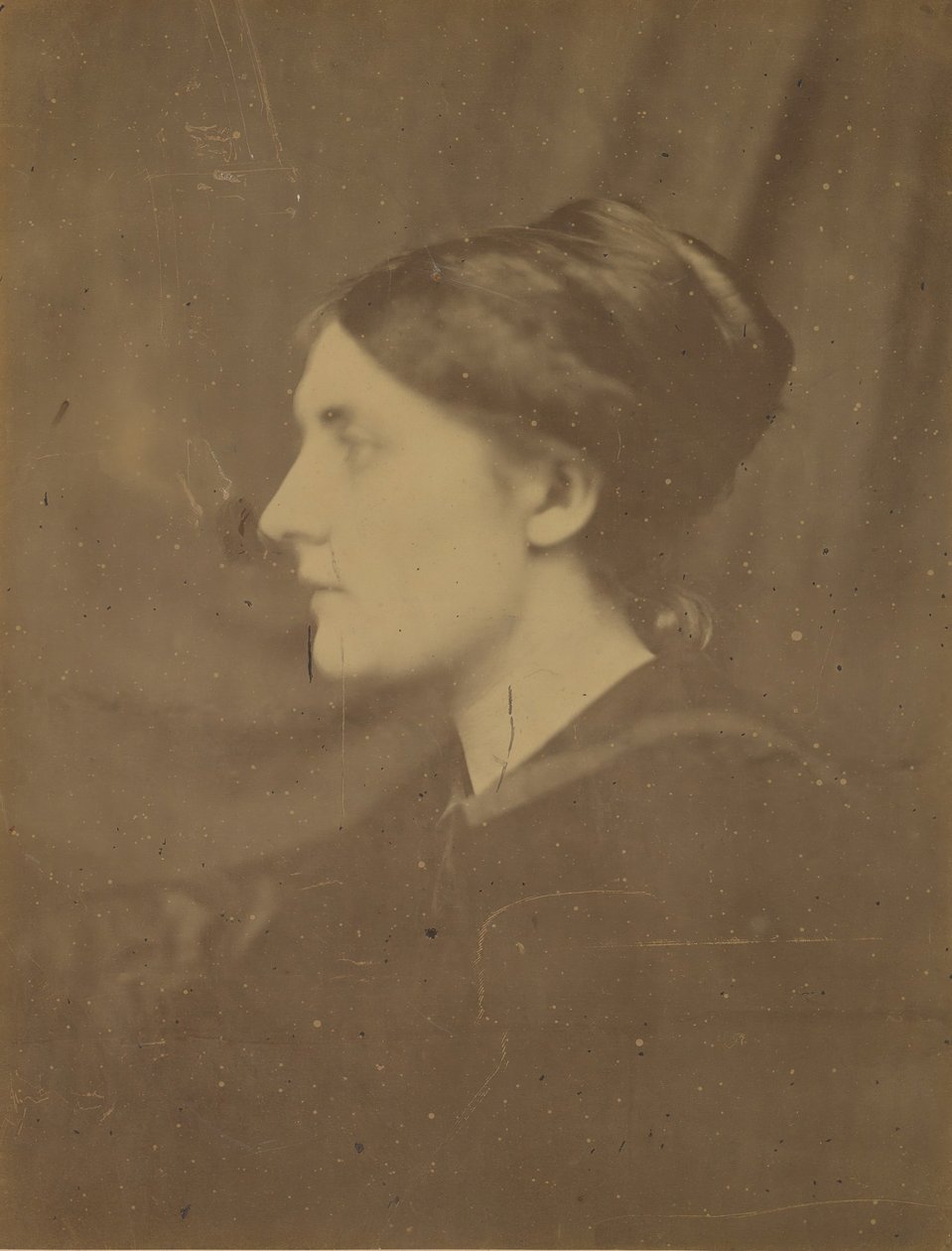 [Neznámá žena z profilu], 1866-68. od Julia Margaret Cameron