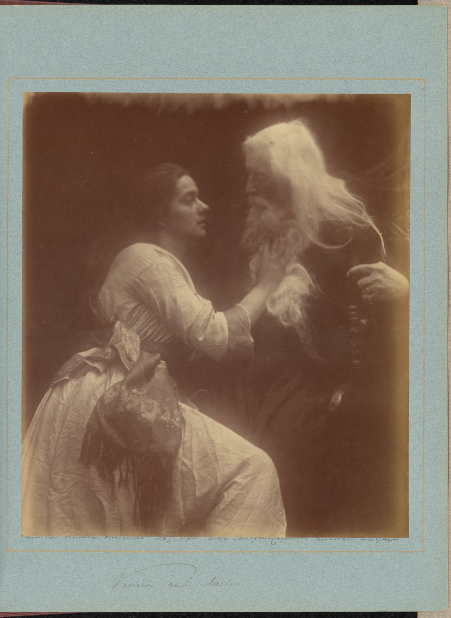 Vivien a Merlin od Julia Margaret Cameron