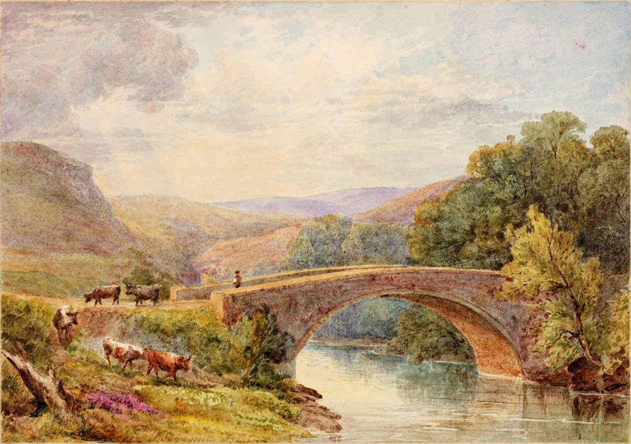 Lewisburn Bridge, North Tyne od Julia Swinburne