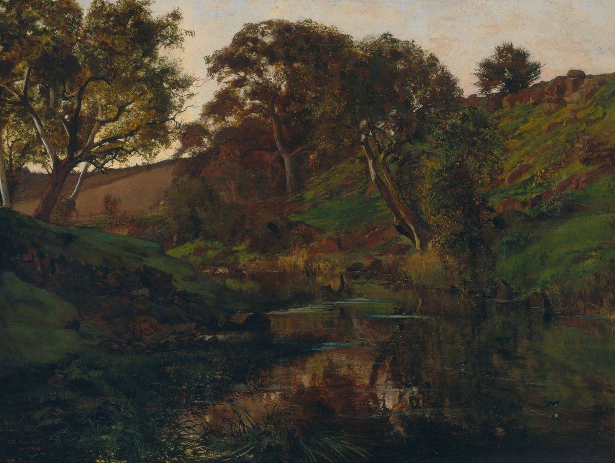Večer, Merri Creek od Julian Rossi Ashton