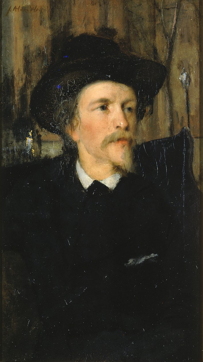Portrét Wyatta Eatona, ca. 1878. od Julian Alden Weir