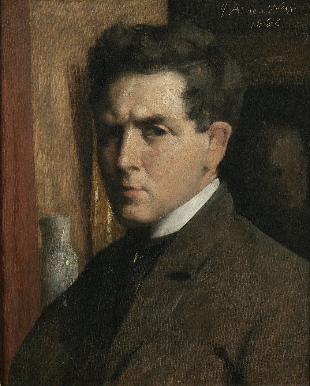 Autoportrét, 1886 od Julian Alden Weir