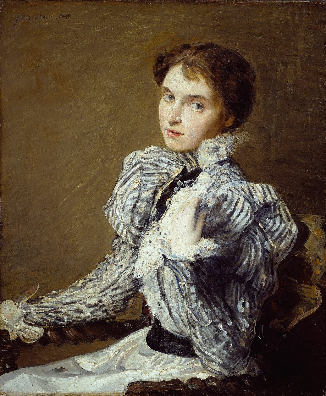 Šedý živůtek, 1898. od Julian Alden Weir