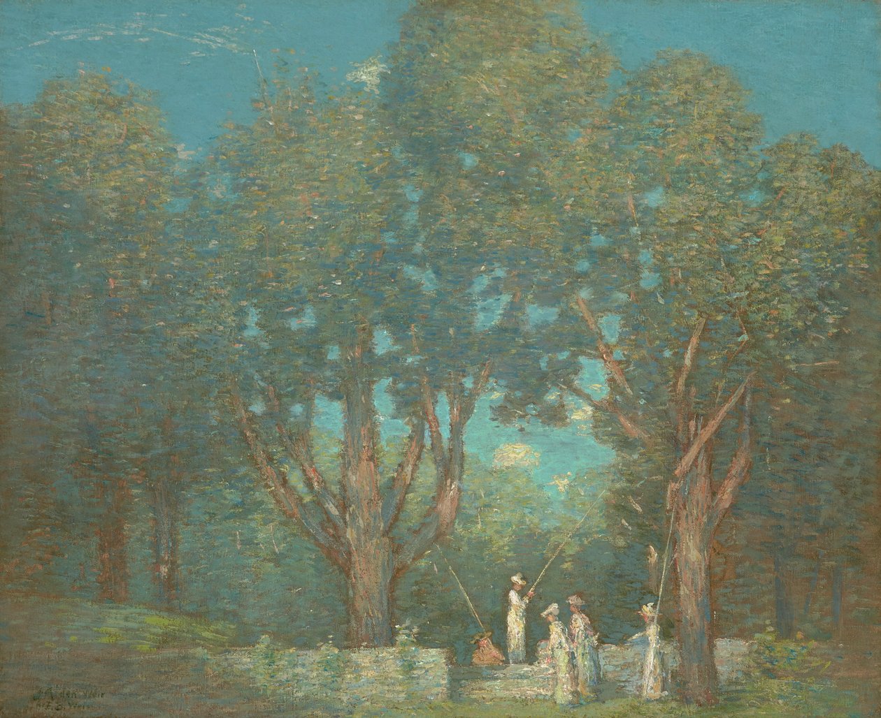 Návrat rybářů 1906 (olej na plátně) od Julian Alden Weir