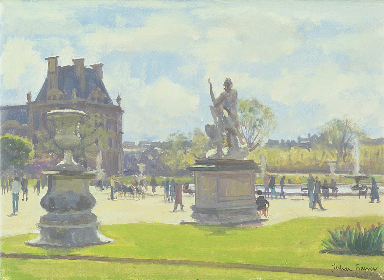 Odpoledne v Tuileries v Paříži od Julian Barrow