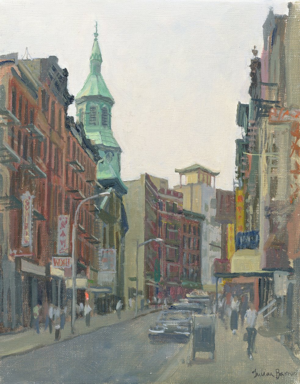 Mott Street, New York, 1997 od Julian Barrow