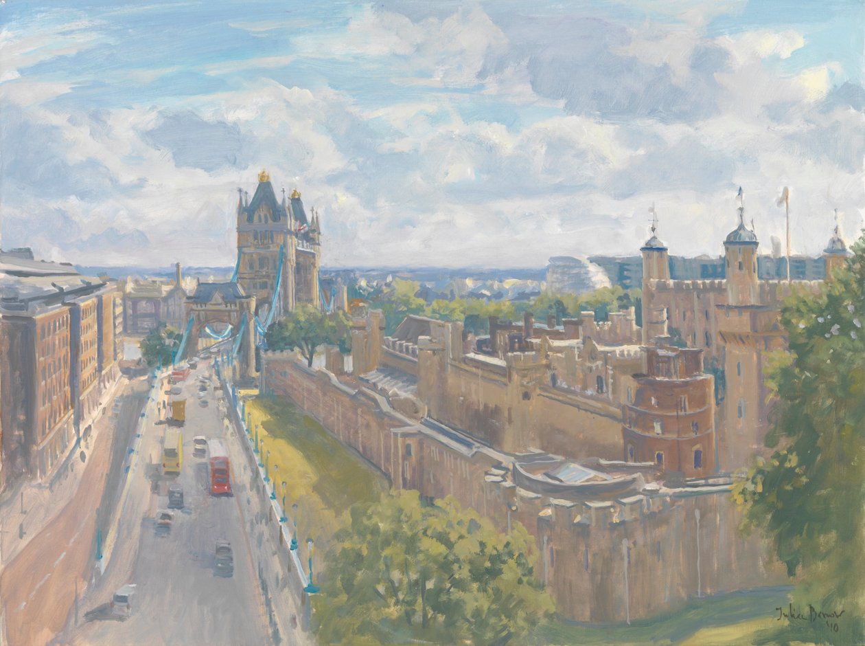 Tower Bridge a Tower of London, 2010 od Julian Barrow