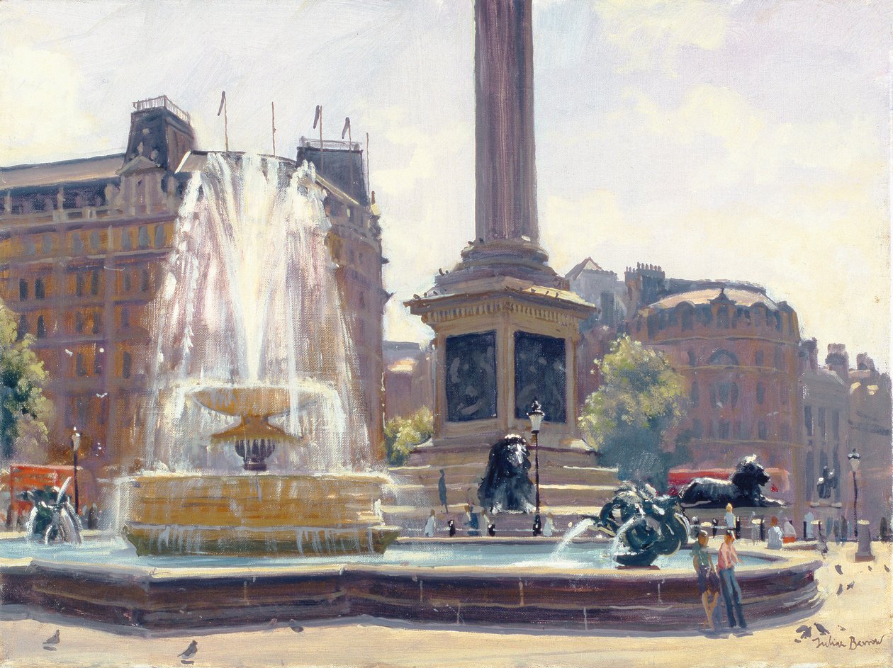 Trafalgar Square, Londýn od Julian Barrow