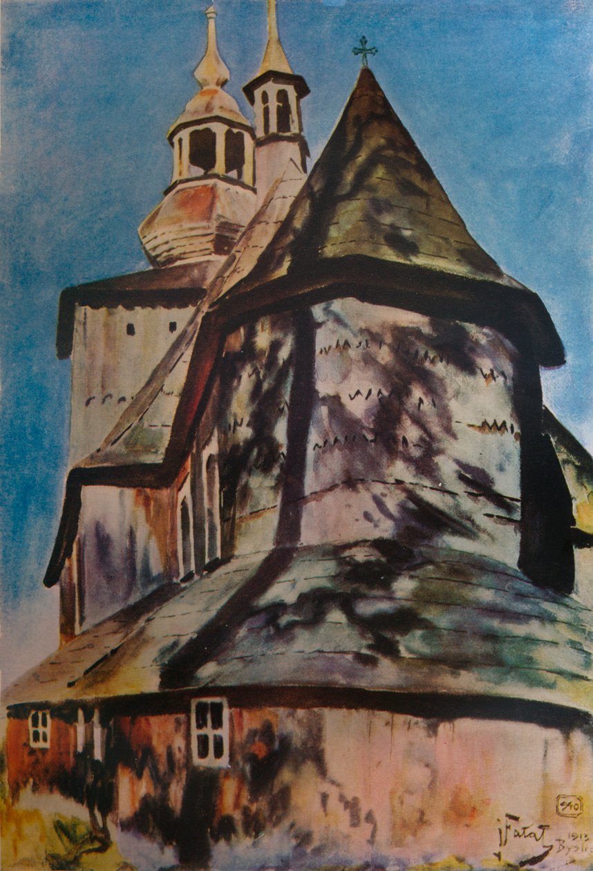 Kostel u Krakova, 1913 1934 od Julian Falat