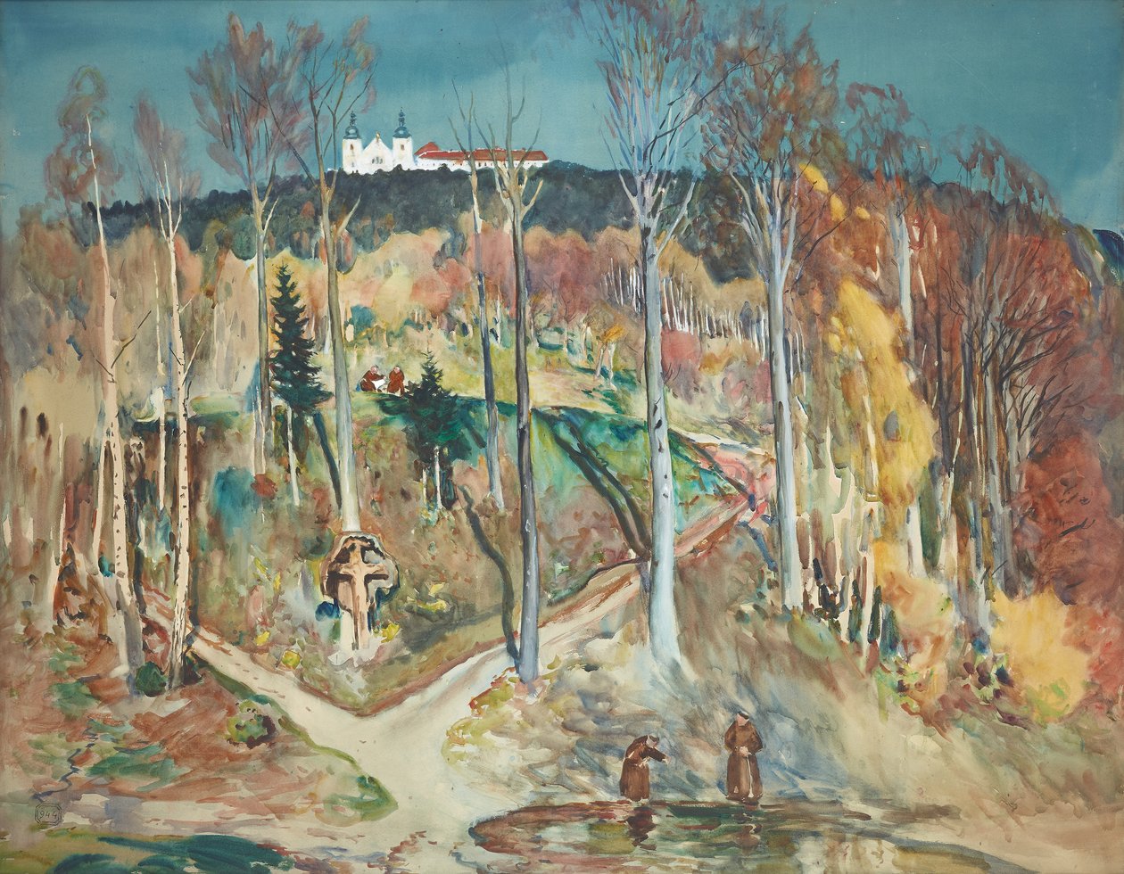Garden (lesní svah poblíž Maria Taferl ve Wachau) od Julian Falat