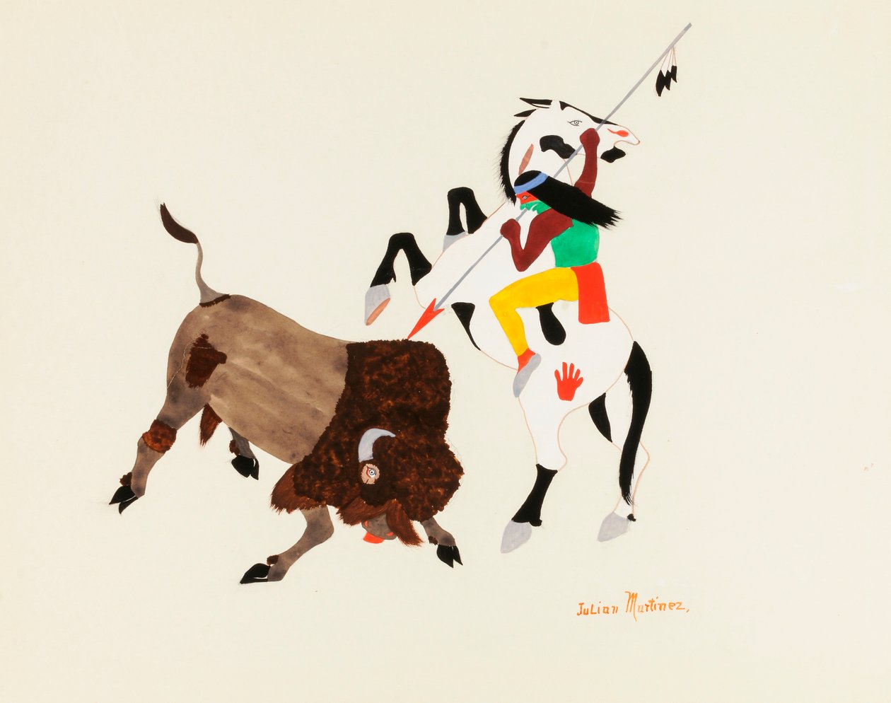 Lovec bizonů od Julian Martinez