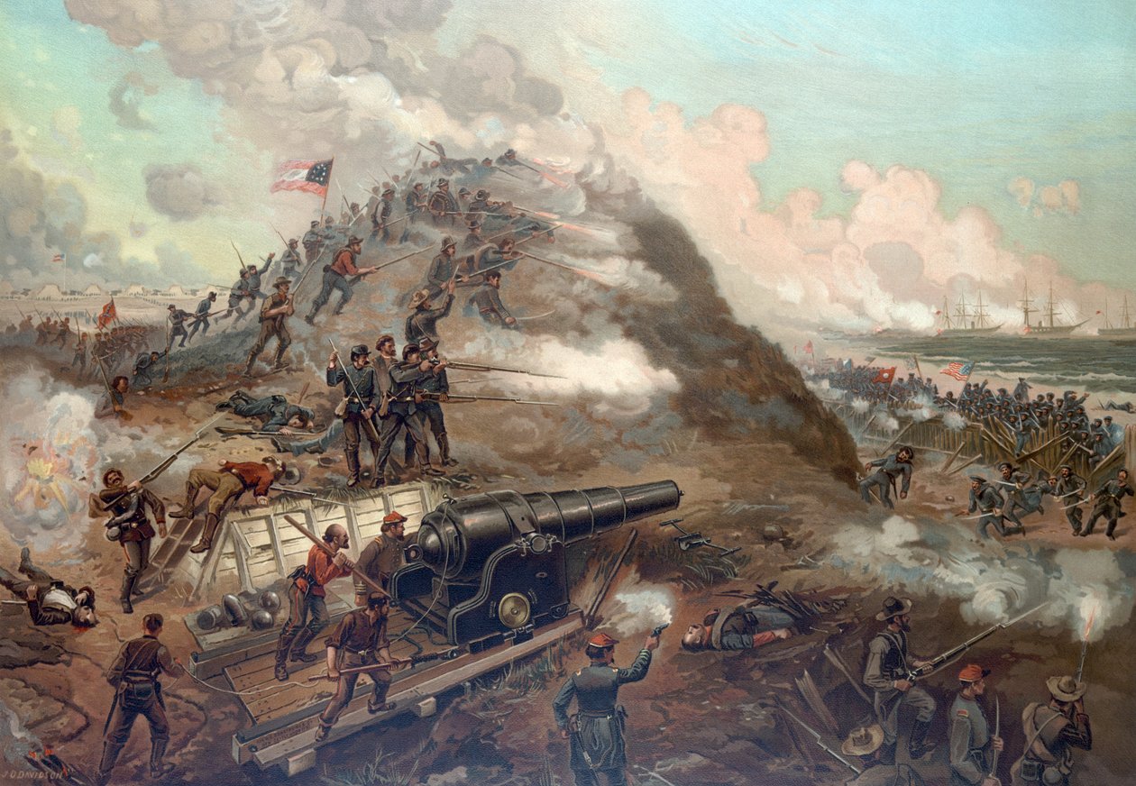 Zajetí Fort Fisher, hospoda. 1887 od Julian Oliver Davidson