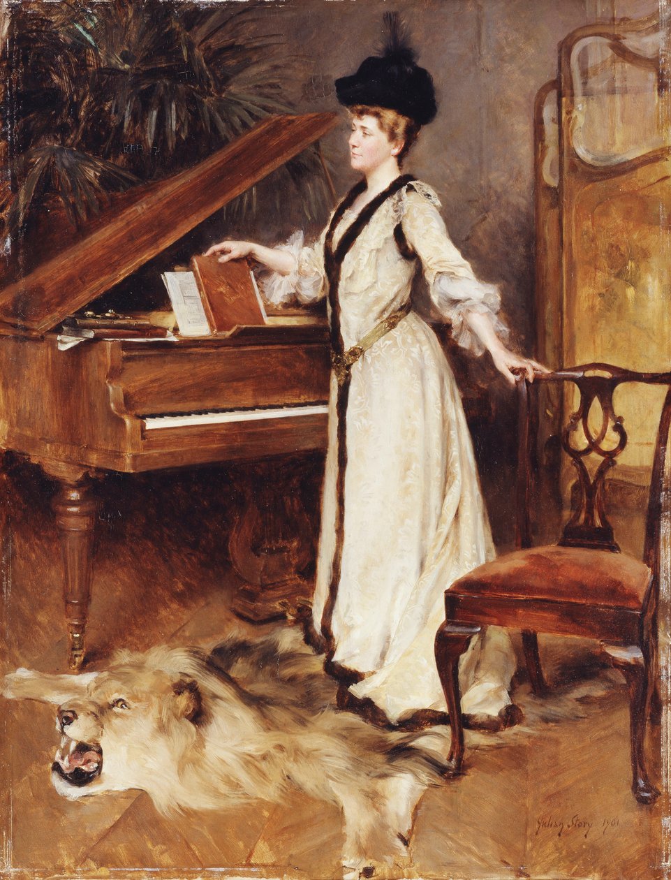 Portrét paní, 1901 od Julian Russell Story