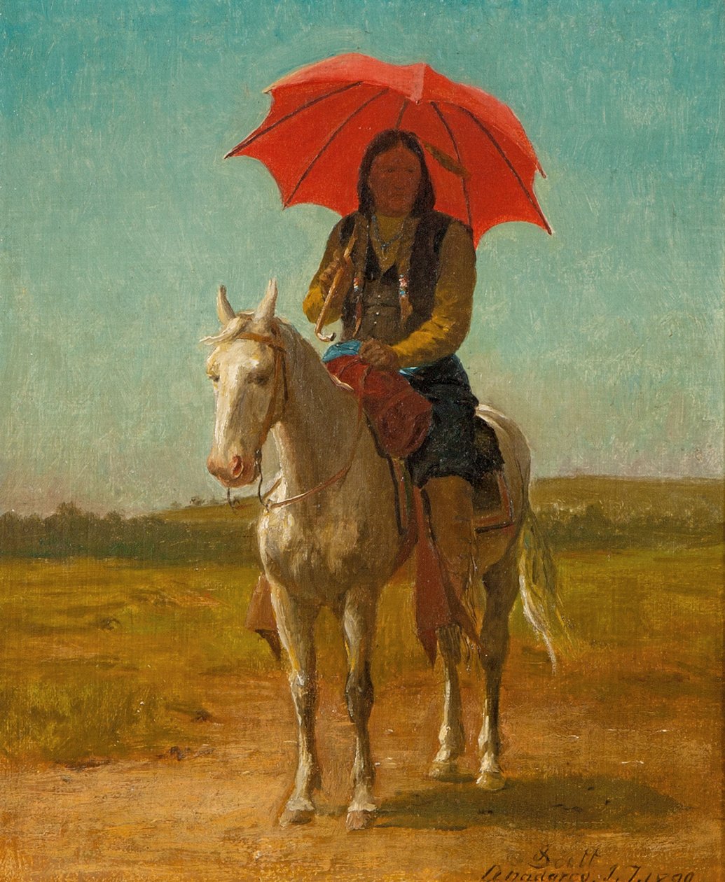 Jezdec, Anadarko, Oklahoma, 1890 od Julian Scott